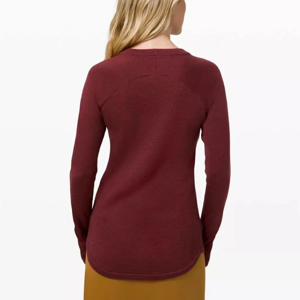 lululemon athletica Burgundy Sweater - Picture 4 of 11